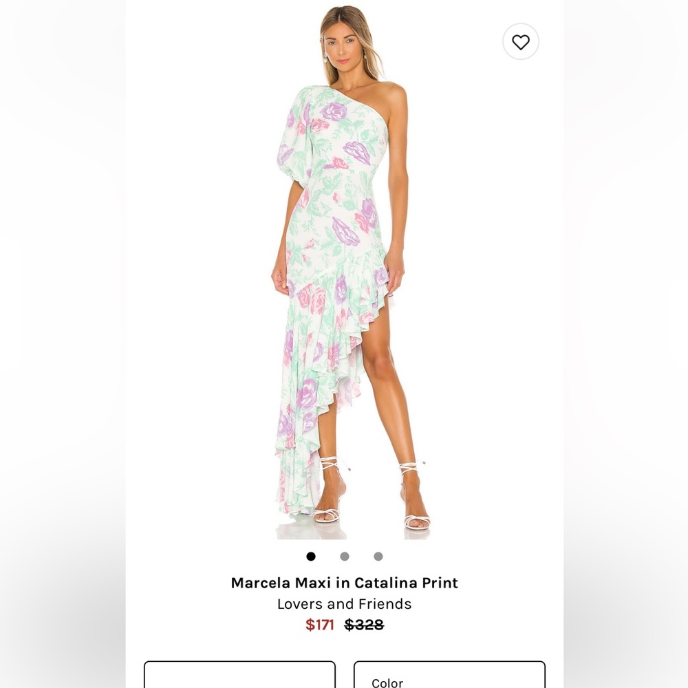 Lovers and Friends Spring Floral Gown